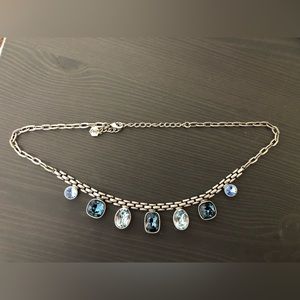 Touchstone Crystal by Swarovski STUNNING Basketweave necklace
